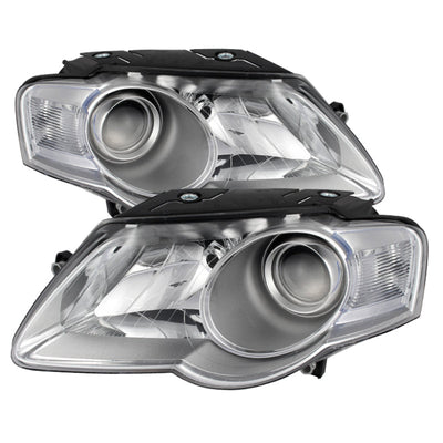 SPYDER Xtune Volkswagen Passat 06-10 (Halogen Only) Projector Headlights Chrome HD-JH-VWPAT06-C 9025570