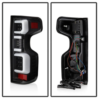 Spyder Chevy Silverado 19-20 (Do Not Fit Halogen Model) LED Tail Light Blk ALT-YD-CS19LED-BK 5087270