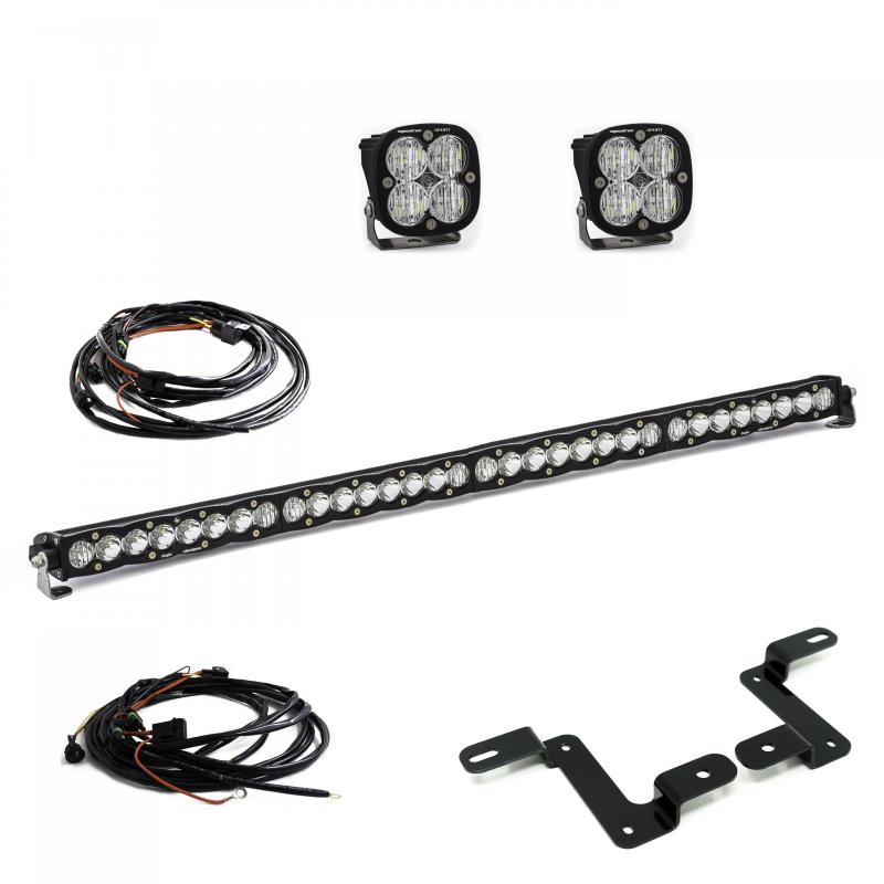 Baja Designs Jeep JL/JT Squadron Sport/S8 40 Inch A-Pillar/Cowl Mount Light Kit