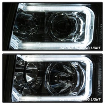SPYDER Xtune Chevy Silverado 1500/2500/3500 07-13 Halo Projector Headlights Chrome PRO-JH-CS07-LED-C 9027802