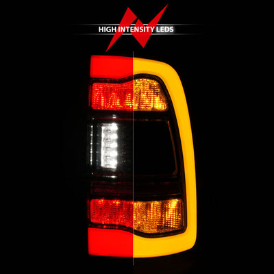 ANZO 09-18 Dodge Ram 1500 Sequential LED Taillights Smoke Black w/Switchback Amber Signal 311472
