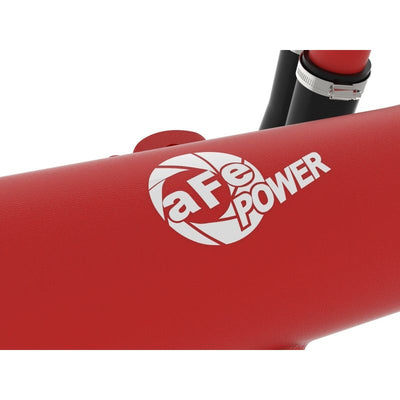 aFe 22-24 Ford Bronco Raptor BladeRunner Aluminum Hot and Cold Charge Pipe Kit Red