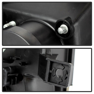 Spyder Ford F150 13-14 Projector Factory Xenon Model- Light Bar DRL Blk PRO-YD-FF15013-LBDRL-HID-BK