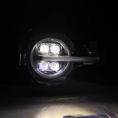 AlphaRex 21-23 Ford Bronco / 22-23 Bronco Raptor NOVA-Series LED Projector Headlights Black