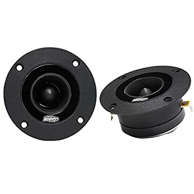 Audio Legion 3.5" 400 Watt High Compression Bullet Super Tweeters (Black, Pair)