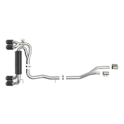 aFe MACHForce XP Exhausts Cat-Back SS 19-21 BMW M2 Competition L6-3.0L w/Carbon Tips