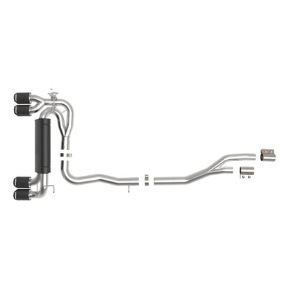 aFe MACHForce XP Exhausts Cat-Back SS 19-21 BMW M2 Competition L6-3.0L w/Carbon Tips