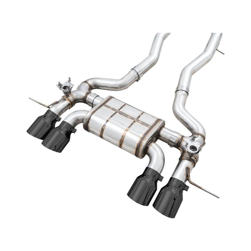 AWE SwitchPath Catback Exhaust for BMW G8X M3/M4 - Diamond Black Tips
