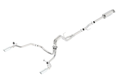 Borla 15-16 Ford F-150 3.5L EcoBoost Ext. Cab Std. Bed Catback Exhaust ATAK Single Split Rear Exit 140616