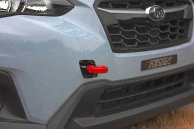 Perrin [22-25 WRX, 18-21 Crosstrek, 14-22 Forester] Front Tow Hook Red | PSP-BDY-237RD