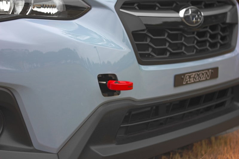 Perrin [22-25 WRX, 18-21 Crosstrek, 14-22 Forester] Front Tow Hook Red | PSP-BDY-237RD