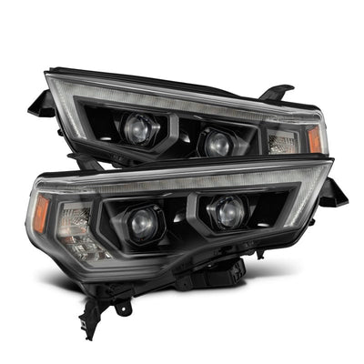 AlphaRex 14-20 Toyota 4Runner PRO-Series LED Proj Headlights Alpha-Black w/Sequential Signal/DRL 880850 *Discontinued