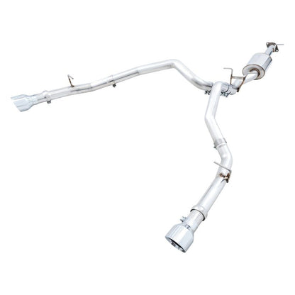 AWE Tuning 19-21 RAM 1500 5.7L (w/Cutouts) 0FG Dual Rear Exit Cat-Back Exhaust - Chrome Silver Tips