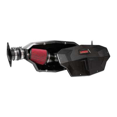 CORSA Black / Carbon Fiber Air Intake for 2020+ Corvette C8 (44003D)