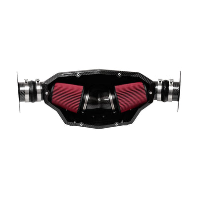 CORSA Black / Carbon Fiber Air Intake for 2020+ Corvette C8 (44003D)