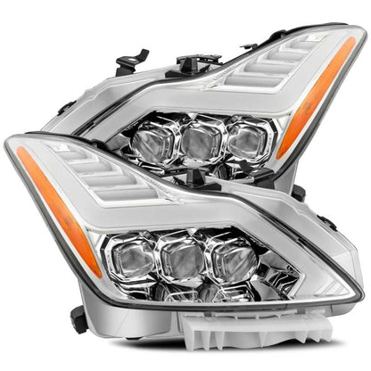 AlphaRex 08-13 Infiniti G37/14-15 Q60 Coupe MK II NOVA-Series LED Projector Headlights Chrome