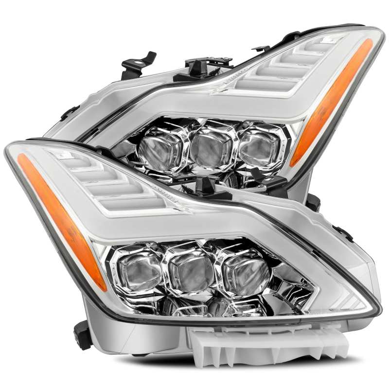 AlphaRex 08-13 Infiniti G37/14-15 Q60 Coupe MK II NOVA-Series LED Projector Headlights Chrome