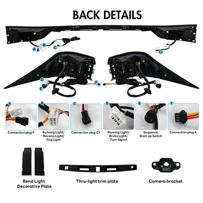 NTXGlow RGB Tail Lights 2014-2021 Lexus IS250 IS300 IS350 IS500 IS200t