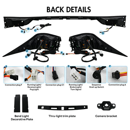 NTXGlow RGB Tail Lights 2014-2021 Lexus IS250 IS300 IS350 IS500 IS200t
