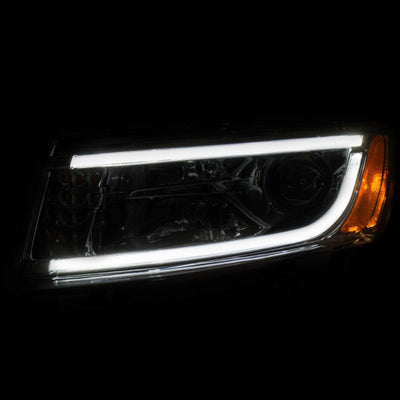 Anzo 2014-2015 Jeep Grand Cherokee Projector Headlightsw/Plank Style Design