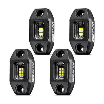 Borne Off-Road Rock Light (Kit of 4) Short Harness BNLT-RL-4A