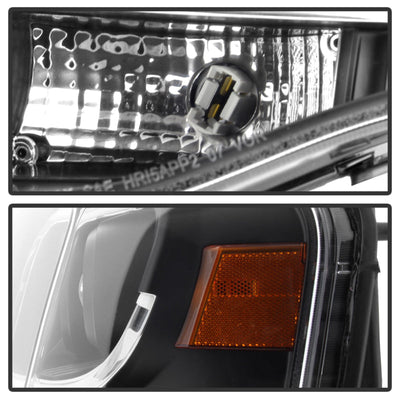 Spyder Ford Expedition 07-13 Projector Headlights Light Tube DRL Blk PRO-YD-FE07-LTDRL-BK 5079503