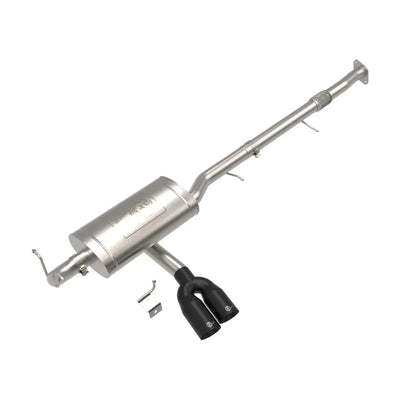 AFE 23-24 L4 GM Colorado/Canyon Rebel Series 3 IN 304 Stainless Steel Cat-Back System w/Black Tip