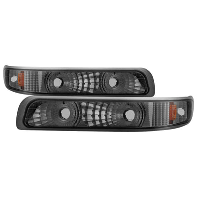 SPYDER Xtune Chevy Silverado 99-02 Amber Reflector Bumper Lights Smoke CBL-JH-CS99-AM-SM 5064288