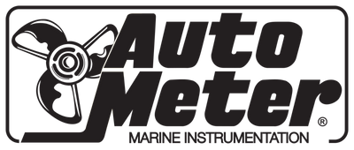 Autometer Marine Silver 3-3/8in 8k RPM Tachometer 200779-33