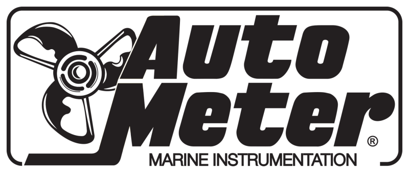 Autometer Marine Silver 3-3/8in 8k RPM Tachometer 200779-33