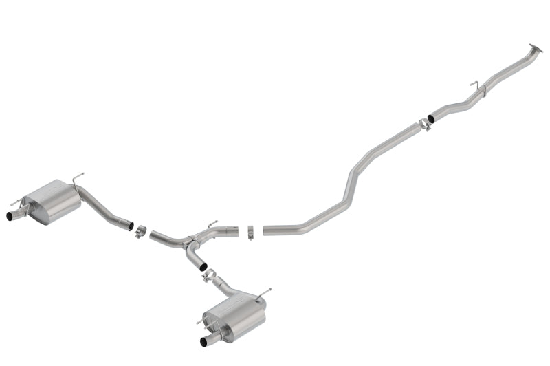 Borla 18-19 Honda Accord Sport 2.0L Turbo FWD AT/MT 4DR 2.25in/2.75in S-Type Catback Exhaust 140786