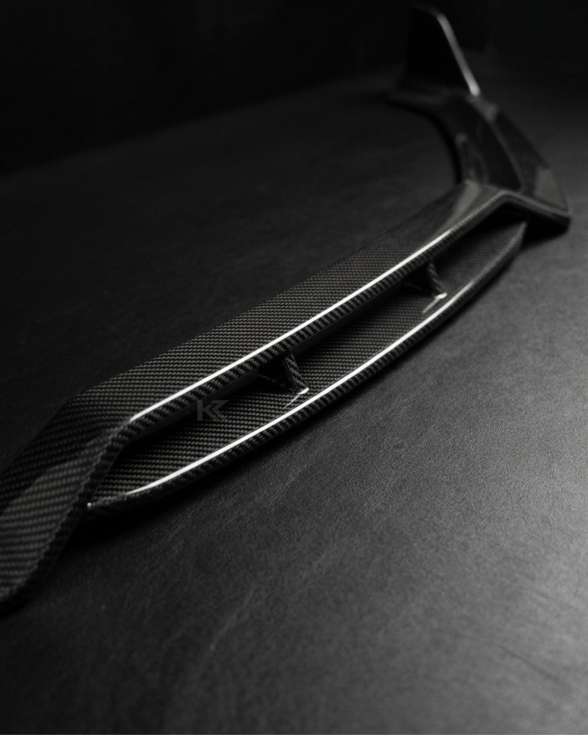 2017–2019 Audi A4 S-Line / S4 B9 Sedan Front Valance Lip – Carbon Fiber