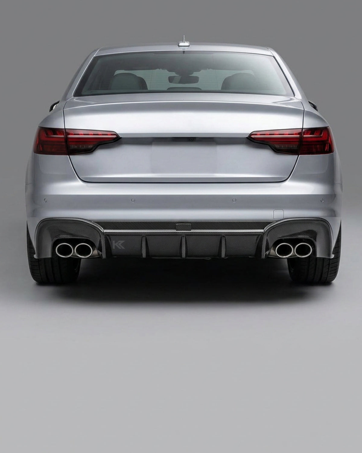 2020–2021 Audi A4 S-Line / S4 B9 Rear Diffuser – Pre-Preg Dry Carbon Fiber