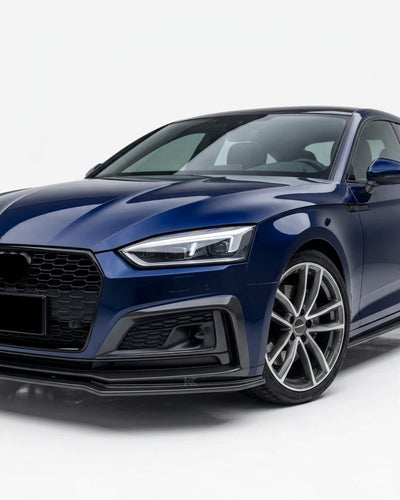 2017–2019 Audi A5 S-Line / S5 B9 Coupe & Sportback Front Lip Splitter – Carbon Fiber