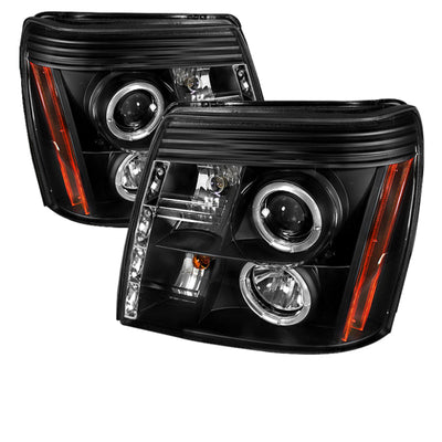 Spyder Cadillac Escalade 02-06 Projector Xenon/HID Model- LED Halo DRL Blk PRO-YD-CE02-HID-DRL-BK 5042286