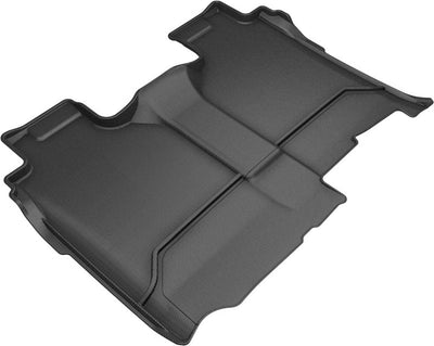 3D MAXpider 2019-2020 GMC/Chevrolet Sierra 1500/Silverado 1500 Kagu 2nd Row Floormats - Black L1GM02421509