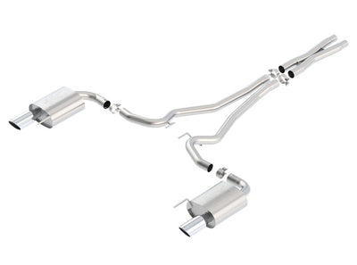 Borla Atak S Cat-Back 15-17 Ford Mustang GT 5.0L V8 MT/AT 2.5in pipe 4in tip 140591