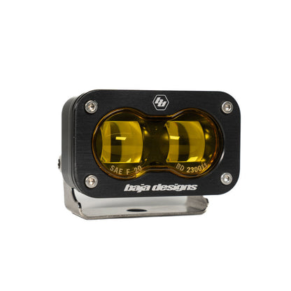 Baja Designs S2 SAE LED Auxiliary Light Pod Pair - Amber