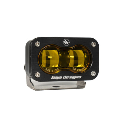 Baja Designs Ford Bronco S2 SAE “Sportsmen” Fog Pocket Light Kit w/Upfitter - Amber
