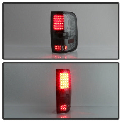SPYDER Xtune Ford F150 Styleside 04-08 (Not Fit Heritage & SVT) LED Tail Lights Smoke ALT-ON-FF15004-LED-SM 5012920