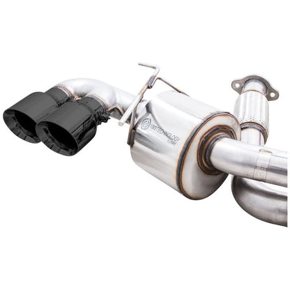 AWE Tuning 2020+ Chevrolet Corvette (C8) Touring Edition Exhaust - Quad Diamond Black Tips