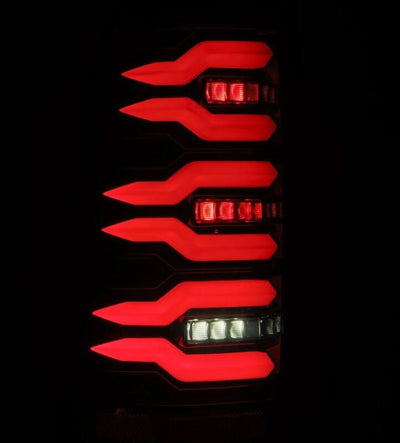 AlphaRex 99-06 Chevrolet Silverado/99-06 GMC Sierra LUXX-Series LED Tail Lights - Black 620006 *Discontinued