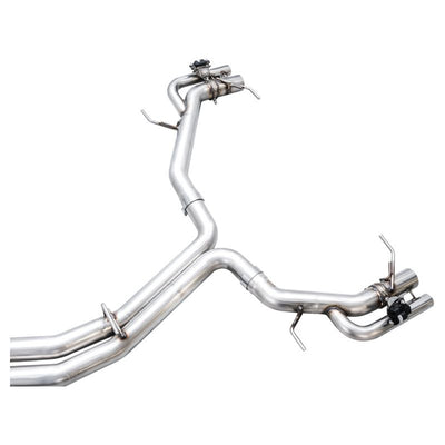AWE Tuning 2021-2025 Audi C8 RS6/RS7 SwitchPath Cat-back Exhaust - Diamond Black Tips