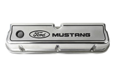 Ford Die Cast Alm Valve Cover Set w/Mustang Logo FRD302-030