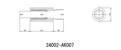 HKS Universal Ex H/M Sus 130-65