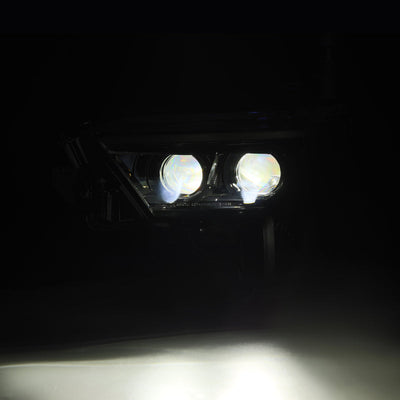 AlphaRex 22-23 Toyota Tundra LUXX-Series Headlights Black w/Amber DRL - Req 810029 OR 810030 880874 *Discontinued