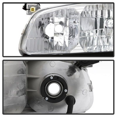 SPYDER xTune 00-01 Toyota Camry 4pc OEM Style Headlights w/Corner Lights - Chrome (HD-JH-TCAM00-SET-C) 9042812