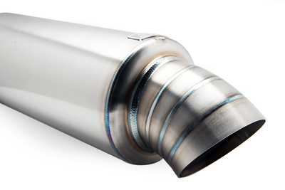 BLOX Racing 3.5in Street Muffler With Turndown Tip BXEX-00111