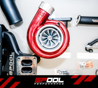 Spool Performance Billet Manifold A90 Supra 2 Port Top Mount Turbocharger Kit