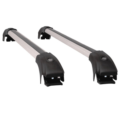 2014-2020 Nissan Rogue OE Luxury Black Roof Rack Cross Bar Aluminum